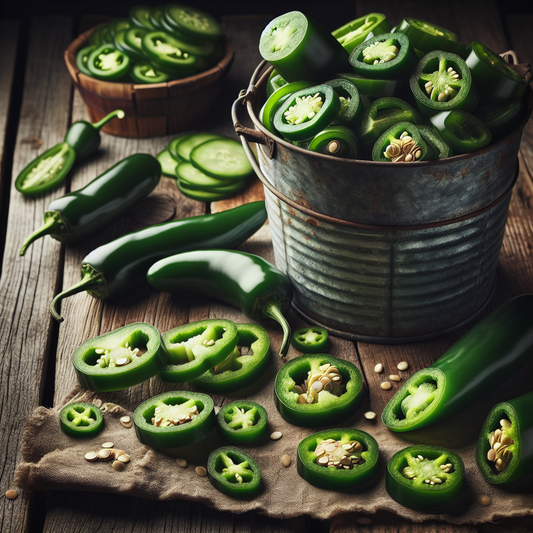 Jalapeno paprika szeletelt csípős